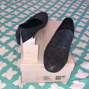 JIMMY CHOO Men's "Sloane" black / blue shoes